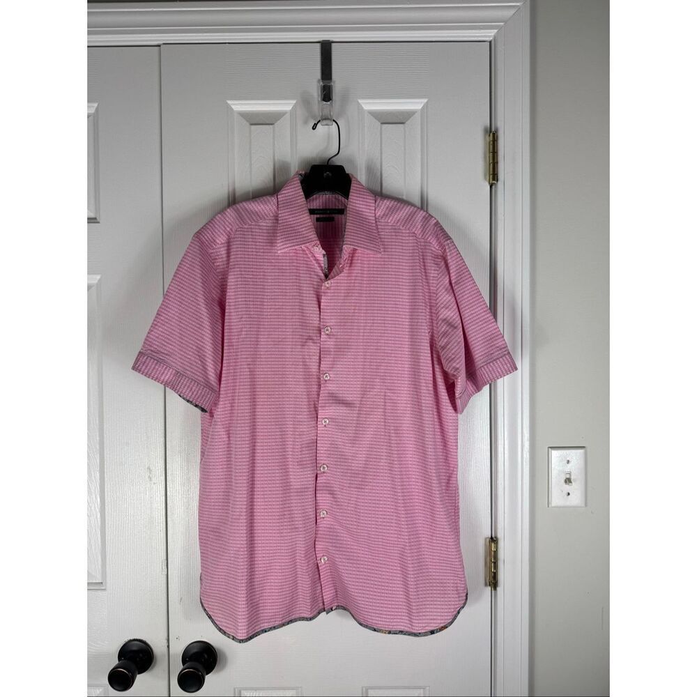 Hammer Made Traveller Mens Button Front Shirt Size Large
